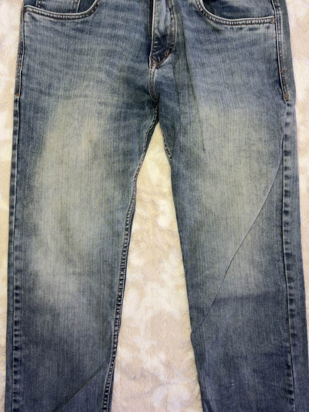 Hollister Light Wash Slim Straight Jeans